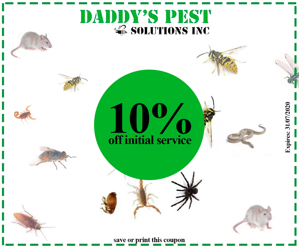 Coupon: free inspection and estimate, 10% off